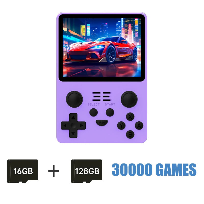 NEW RGB20S Transparent Handheld Game Console 3.5 Inch 640*480 IPS Screen Arkos Opendinglinux Gaming Children'S Gifts