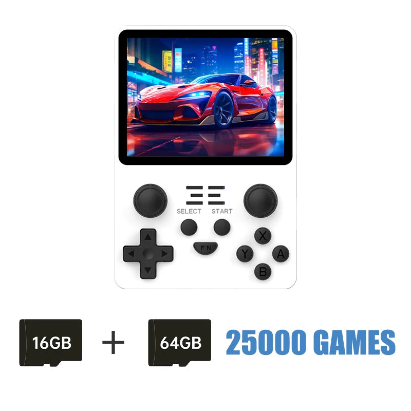 NEW RGB20S Transparent Handheld Game Console 3.5 Inch 640*480 IPS Screen Arkos Opendinglinux Gaming Children'S Gifts