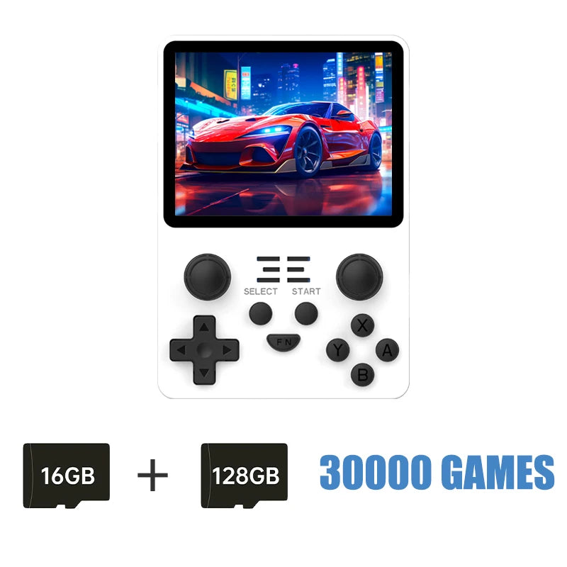 NEW RGB20S Transparent Handheld Game Console 3.5 Inch 640*480 IPS Screen Arkos Opendinglinux Gaming Children'S Gifts
