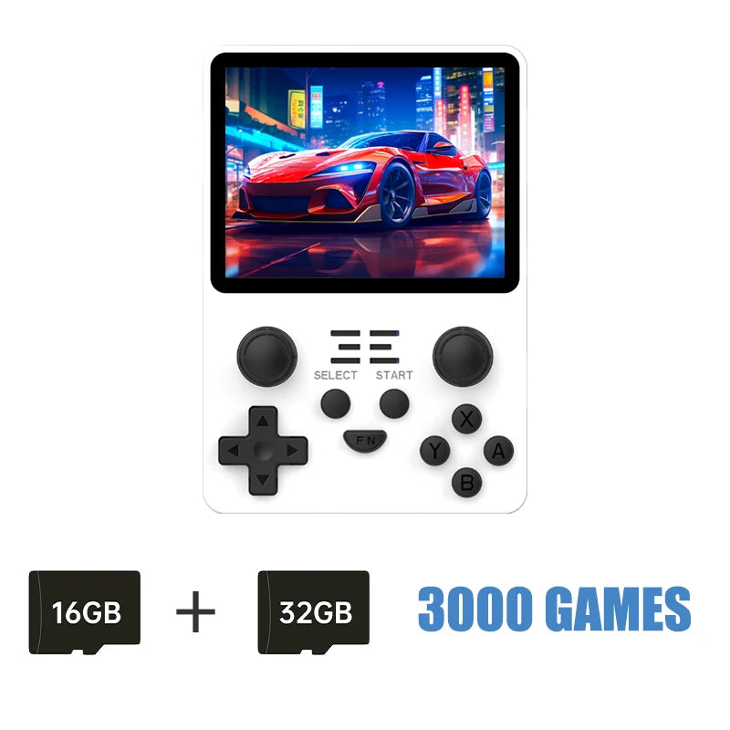 NEW RGB20S Transparent Handheld Game Console 3.5 Inch 640*480 IPS Screen Arkos Opendinglinux Gaming Children'S Gifts