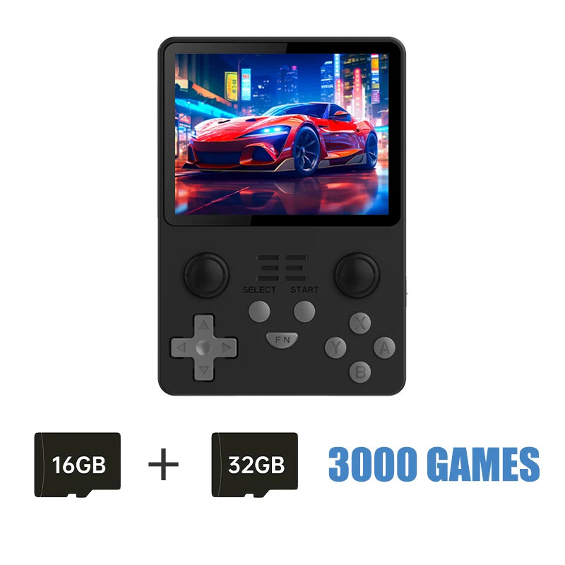 NEW RGB20S Transparent Handheld Game Console 3.5 Inch 640*480 IPS Screen Arkos Opendinglinux Gaming Children'S Gifts