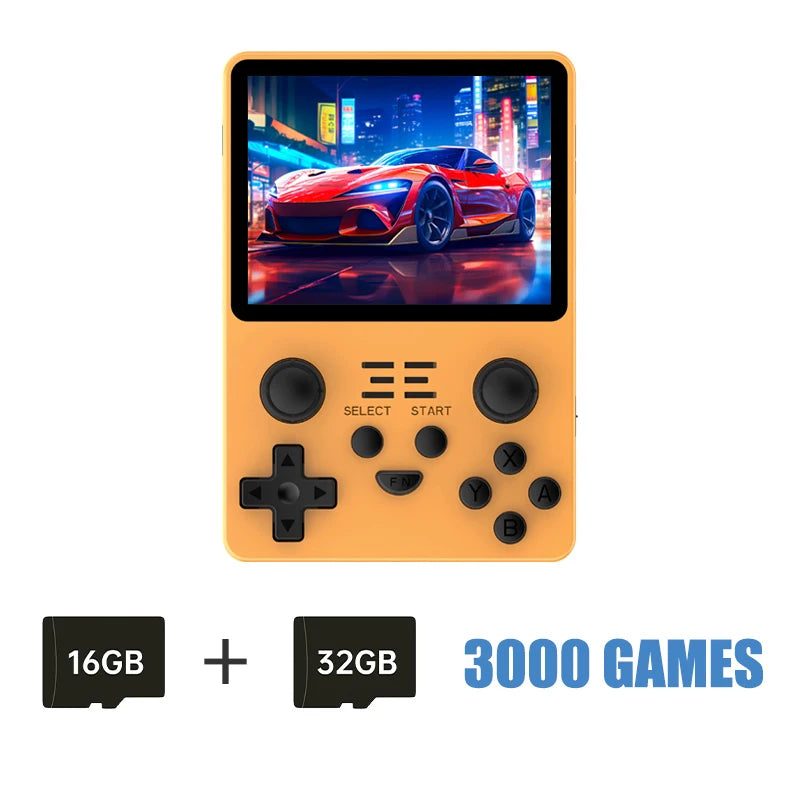 NEW RGB20S Transparent Handheld Game Console 3.5 Inch 640*480 IPS Screen Arkos Opendinglinux Gaming Children'S Gifts