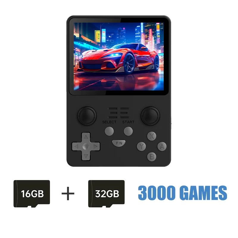 NEW RGB20S Transparent Handheld Game Console 3.5 Inch 640*480 IPS Screen Arkos Opendinglinux Gaming Children'S Gifts